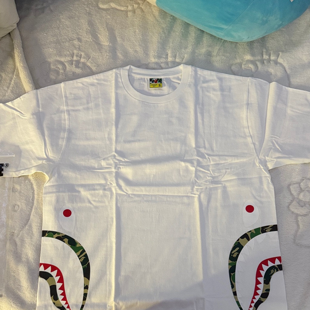 White X Green Bape Adult Shirt